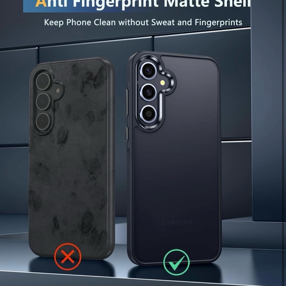 FNTCASE for Samsung Galaxy A55-5G Case: Frosted Translucent Back Protective - Picture 3 of 12